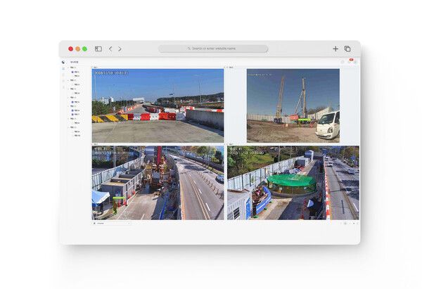 산업 현장 모니터링 솔루션 ‘SaigeSafety’ 관제 화면