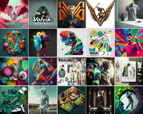 제1회 AI 이미지 콘테스트 '볼빅 어패럴 응모작'