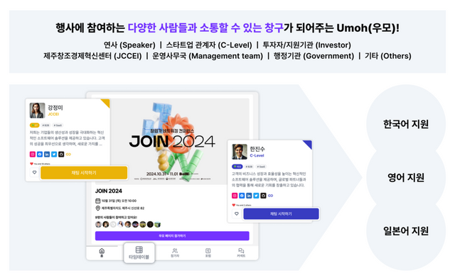(JOIN 2024 우모 홈, 프로필 예시. (사진=스플랩 제공)