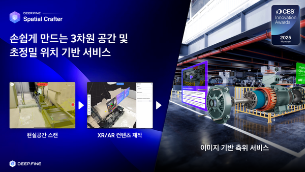 딥파인, XR 공간정보 구축 솔루션 ‘DSC’로 CES 2025 혁신상 수상