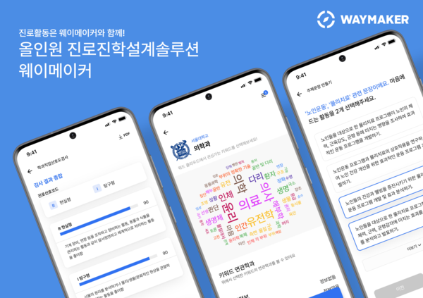 메이저맵, 진로진학솔루션 '웨이메이커' 대규모 업데이트
