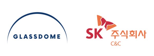 (좌)글래스돔 로고, (우)SK C&C 로고