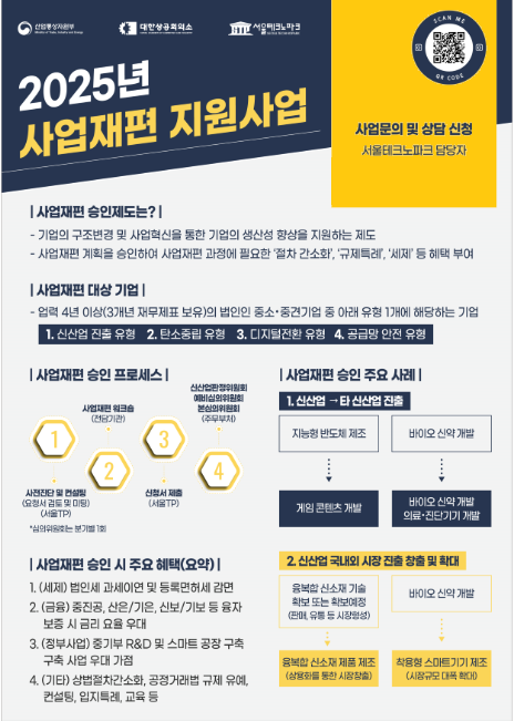 서울테크노파크, “사업재편으로 기업혁신을 도와드립니다”