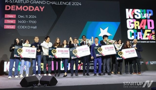 폴리머라이즈가 중소기업벤처부에서 주관한 K-스타트업 그랜드 챌린지(KSGC)에서 우승을 차지하며 2024년 최고의 창업팀으로 선정됐다