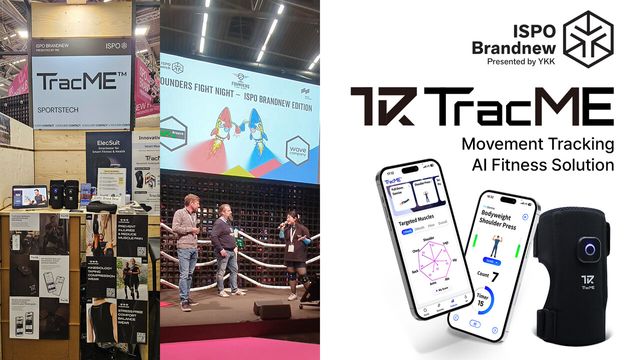 웨이브컴퍼니, AI 피트니스 솔루션, 트랙미(TracMe)로 ISPO 2024 ‘브랜드 뉴’ 본선 진출