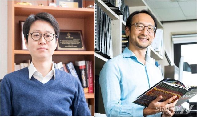 좌측부터 김선광, 김상정 교수