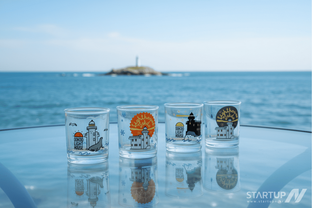 독도의 날 기념 특별 굿즈 '독도 한잔 미니컵'. (제공= 한국항로표지기술원)