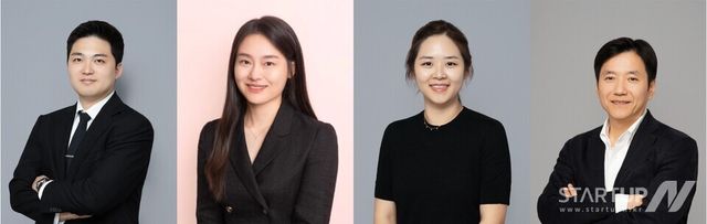 왼쪽부터 입셀 남유준 박사(제1저자), 박나래 박사(제1저자), 가톨릭대학교 임예리 교수(교신저자), 주지현 교수(교신저자)