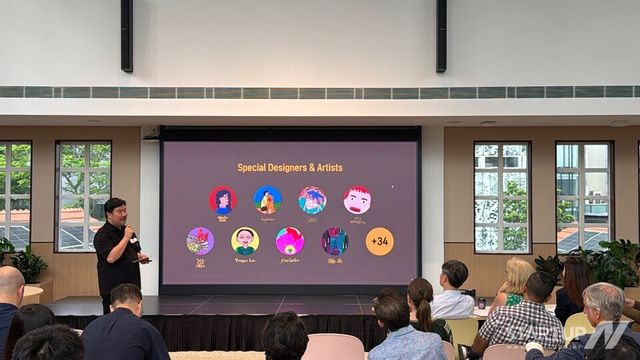 키뮤스튜디오 남장원 대표가 TS2 데모데이 현장에서 발표하는 모습