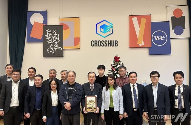 호치민시베트남국립대학교 총장, 크로스허브와 협력 논의차 방한