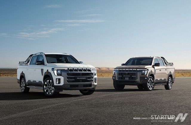 KGM 차세대 픽업 ‘무쏘’ 공식화… Q300 차명 확정·외관 첫 공개