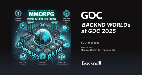 게임 전문 서버 SaaS 뒤끝, GDC 2025서 MMO 개발 장벽 낮추는 ‘월드’ 기술 공개