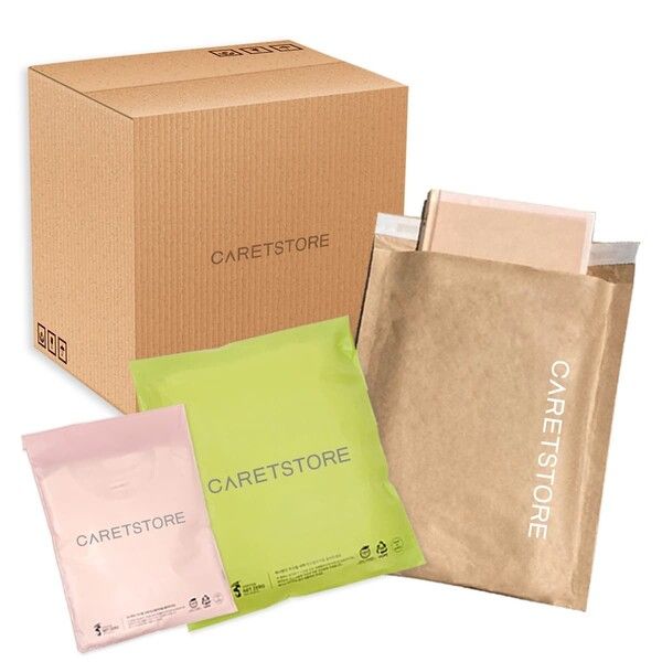 소량인쇄 가능한 포장재 중 비닐, 안전봉투 사례 (출처=칼렛바이오)