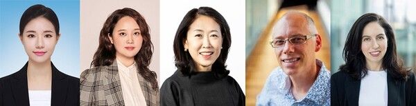 왼쪽부터 서울대 협동과정 인공지능 전공 전하연 박사과정생(제1저자), 서울대 언론정보학과 임하진 교수(교신저자), 김은미 교수(교신저자), 카네기멜론대학교 인간-컴퓨터 상호작용 연구소 존 짐머만 교수(공동저자), 로라 대비시 교수(공동저자)