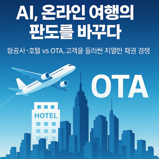 AI 전쟁, 온라인 여행 시장의 패권은 누가 거머쥘까? 항공사·호텔 vs OTA, 승자는?