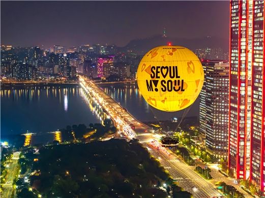 서울달 밤 전경