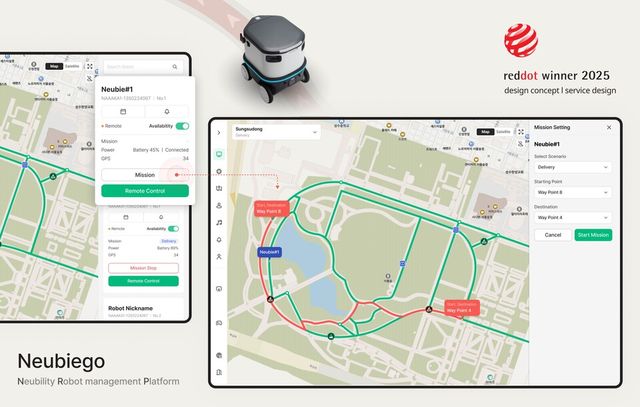 레드닷 디자인 어워드 본상을 수상한 뉴빌리티 '뉴비고'
