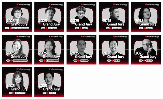 2025 유튜브 웍스 어워드 코리아의 본선 심사위원단