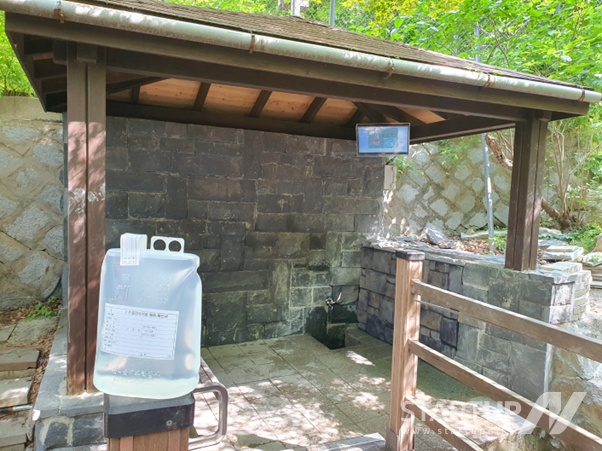 무악재 약수터에 설치한 실시간 수질 모니터링 및 정수 시스템 ‘블로스(BLOS)’