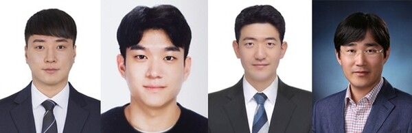 왼쪽부터 국민대학교 자동차공학과 정영주 조교수, 한국과학기술연구원 정성민 박사후연구원, 경희대학교 기계공학과 송재만 조교수, 서울대학교 기계공학부 고승환 교수