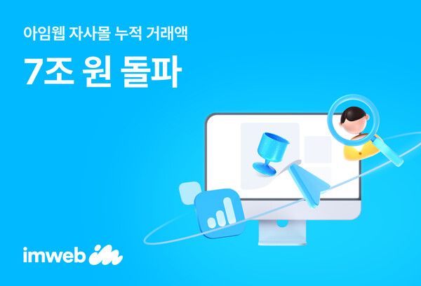 아임웹 자사몰 누적 거래액 7조원 돌파… ‘브랜드 직판’ 시장이 커졌다