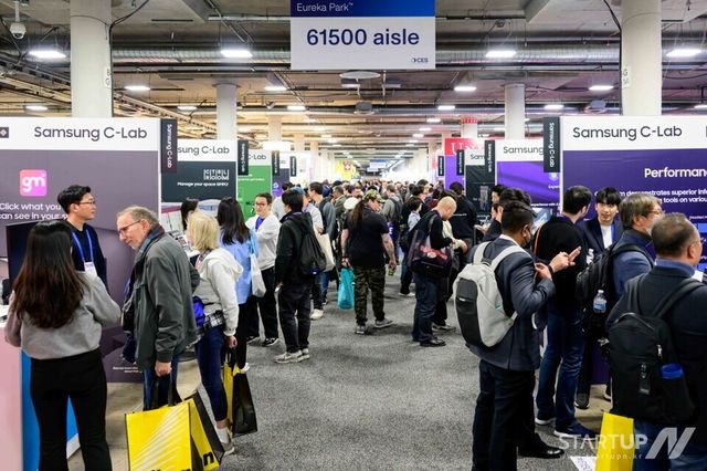 올해 1월 미국 라스베이거스에서 열린 ‘CES 2025’ 당시 삼성전자 C랩 전시관 현장