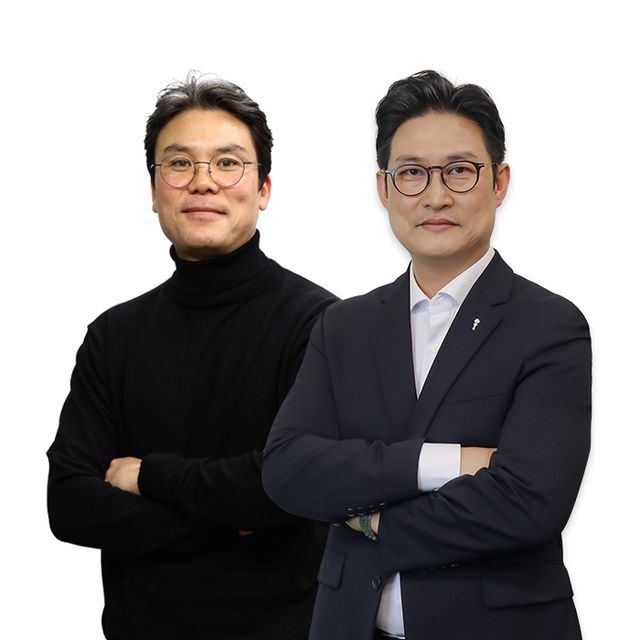 베스핀글로벌 AI&Data BC 센터장 한선호 부사장(왼쪽), AI 밸류체인 BC 및 엔터프라이즈 이머징 부문장 한대영 부사장(오른쪽)