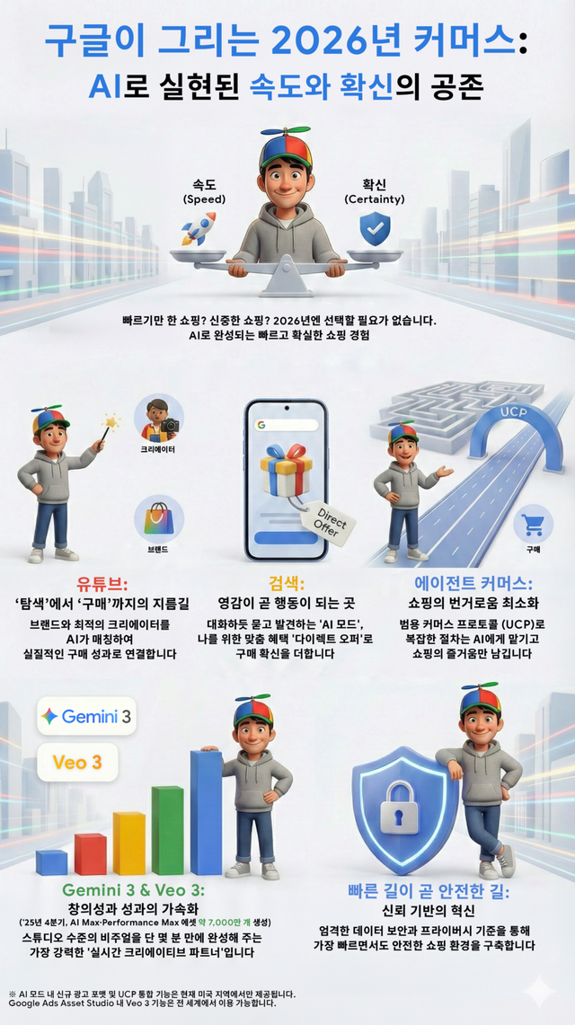 구글 “AI가 쇼핑 대신 결정한다”…2026 광고·커머스 판 바뀐다