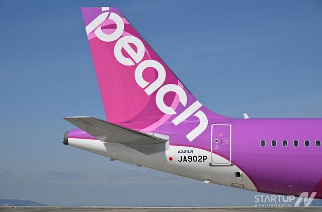 피치항공은 김포-나고야(중부) 노선을 일 2회 운항중이다