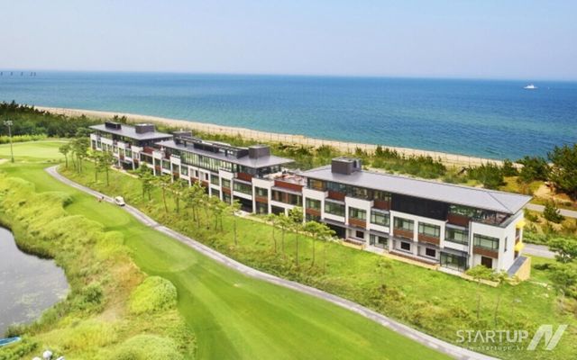 H2O호스피탈리티의 스마트 체크인 시스템을 도입한 강릉 메이플비치 골프앤리조트 전경 (사진=메이플비치 제공)