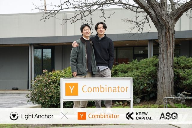 왼쪽부터 순서대로, 라이트앵커 박상하 대표, 김영도 공동창업자