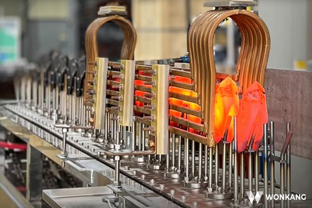 (주)원강 BC Tooth 브레이징 공정 – 컨베이어 시스템 운영 모습. (사진=(주)원강 제공)