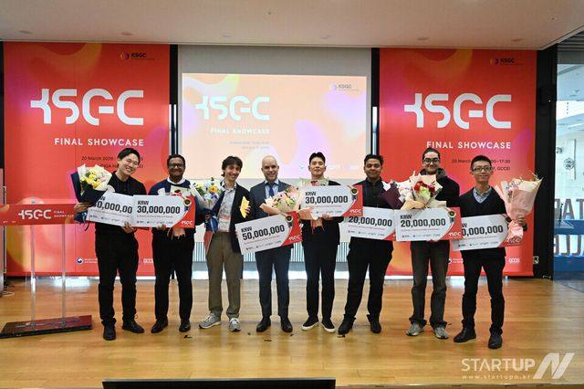 에이보랩스 데니즈 대표, 알바랩스 애슐리 대표, 피에로컴퍼니 박민진 대표 우측 끝 바이온 다니엘 대표