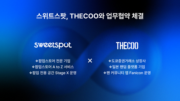 스위트스팟, 일본 THECOO와 MOU… K-콘텐츠 일본 진출 지원