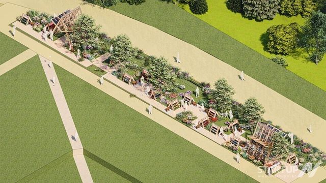 서울숲에 조성 예정인 ‘K-POP 정원’ 조감도. 팬덤의 참여를 통해 벤치와 응원봉 등 상징 요소가 공간으로 구현된다.