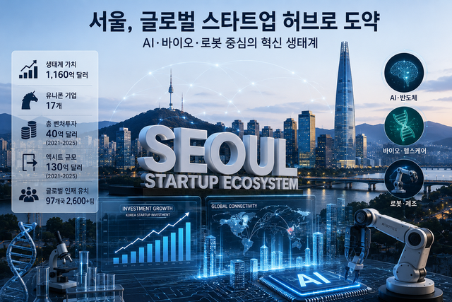 서울 스타트업 생태계, 글로벌 톱티어 도약 시동…AI·바이오·로봇에 대규모 투자