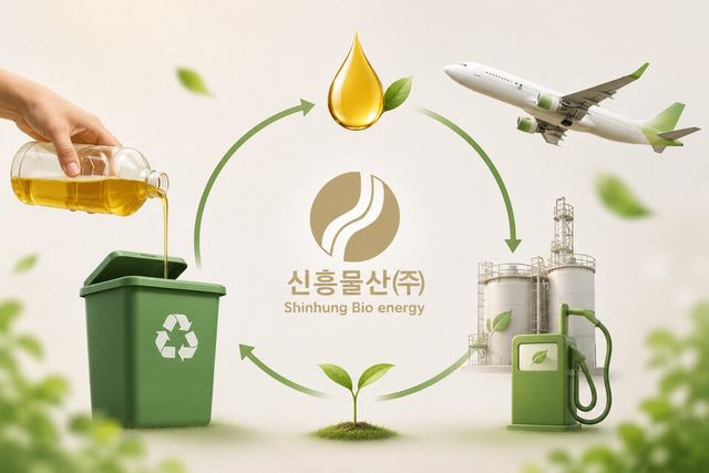신흥물산이 추진하는 순환경제 기반 바이오에너지 생태계 이미지컷. (출처= AI 생성)