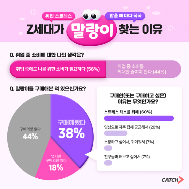 취업 스트레스에 '말랑이' 찾는 Z세대… 구직자 절반 