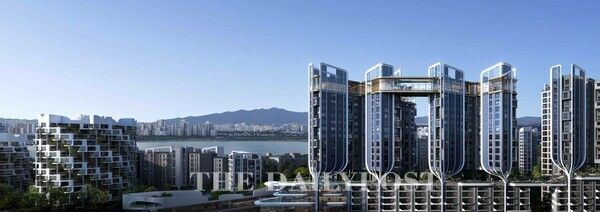 ©데일리포스트=래미안 글로우즈힐즈 한남 파인트리 타워 주경 / 삼성물산 건설부문