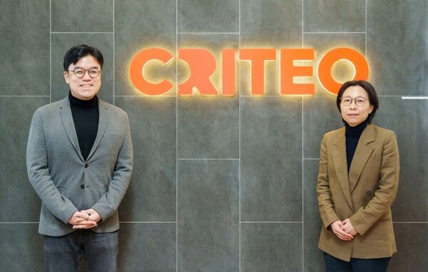 ©데일리포스트=김도윤 대표-최선화 본부장 이미지 출처 / 크리테오코리아