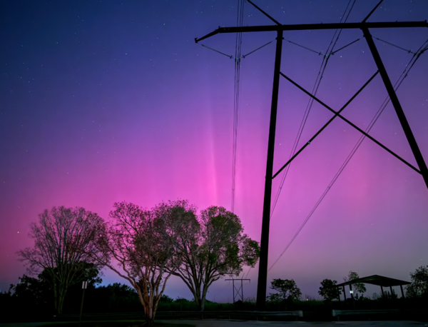 ⓒ데일리포스트=이미지 제공/X(구 트위터)에 공개된 오로라 현상&nbsp;