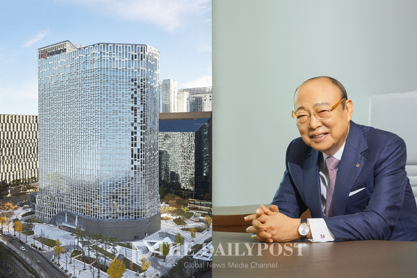©데일리포스트=한화그룹 본사 사옥 전경-김승연 회장 / DB 편집