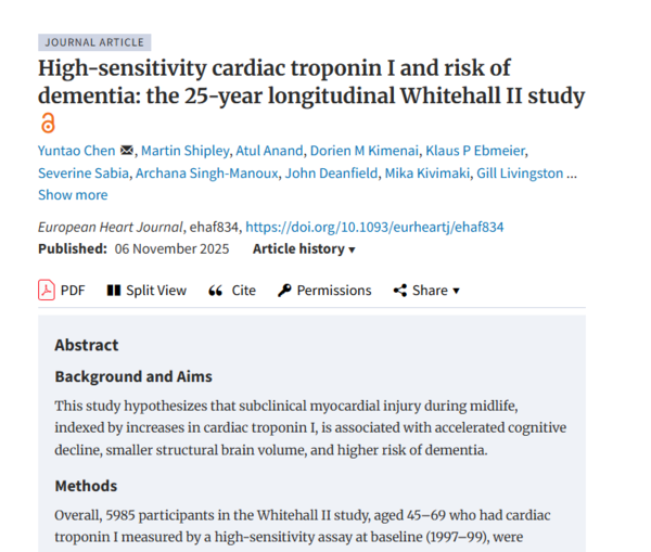 ⓒ데일리포스트=이미지 제공/European Heart Journal