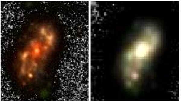 JWST가 발견한 초기 우주의 나선은하 ‘알라크난다’.ⓒ데일리포스트=이미지 제공/NASA