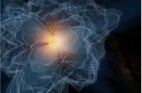 태양 대기 최외곽 경계인 알프벤 면의 구조를 나타낸 개념도 &nbsp;ⓒ데일리포스트=이미지 제공/CfA·Melissa Weiss