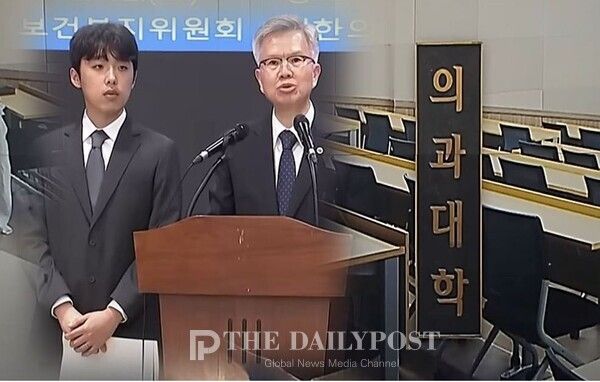 ©데일리포스트=사진 좌측 이선우 의대협 대표-김택우 대한의사협회 회장 / DB 편집