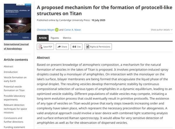 ⓒ데일리포스트=이미지 제공/International Journal of Astrobiology