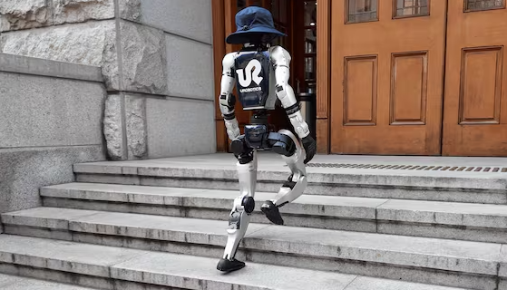 유로보틱스의 제어기로 계단도 척척 올라가는 휴머노이드의 모습&nbsp;ⓒ데일리포스트=이미지 제공/KAIST
