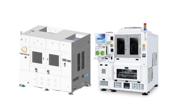 ©데일리포스트=사진 좌측부터 한화세미텍2세대 하이브리드본더 ‘SHB2 Nano’-TC본더 ‘SFM5 Expert’ / 한화세미텍 제공