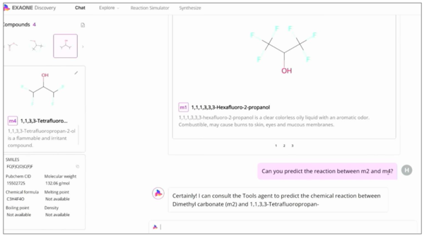 [엑사원 디스커버리의 실제 구동 화면]